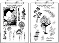 Fantasy Meadow/Floral Bouquet Rubber stamps Multi-buy - A5